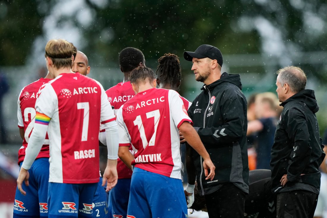 Fra kampen mellom KFUM og Viking på Ekeberg. Foto: Fredrik Varfjell / NTB