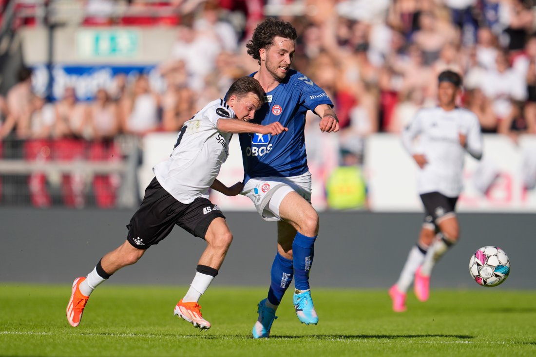 Trondheim 20240516. Eliteseriekampen i fotball mellom Rosenborg og KFUM på Lerkendal stadion